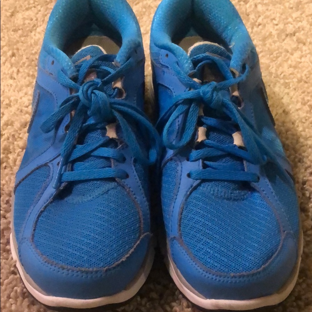 Blue Nike Running shoes
